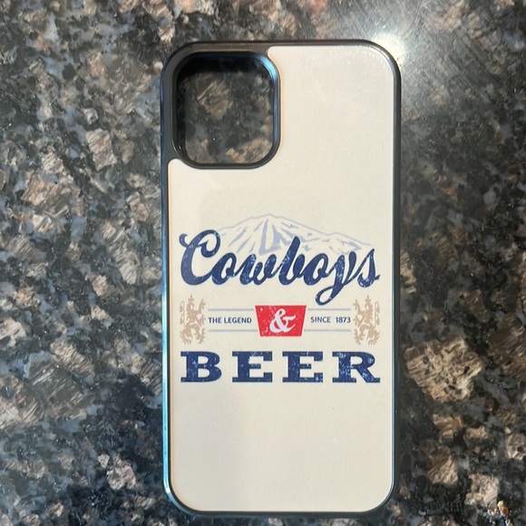 Cowboy and Coors Phone Case- Iphone 12 - Picture 3 of 3